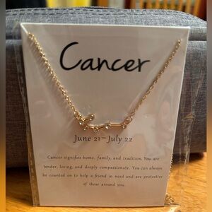 NEW Cancer Zodiac Constellation Necklace